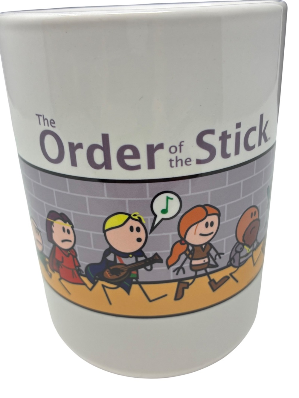 ORDER OF THE STICK RICH BURLEW Coffee Mug Giant In The Playground Webcomic Rare